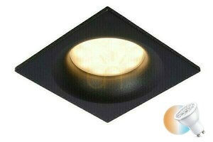 Deckenleuchte Lucide ZIVA schwarz Aluminium IP44 GU10 09924/01/30 small 0