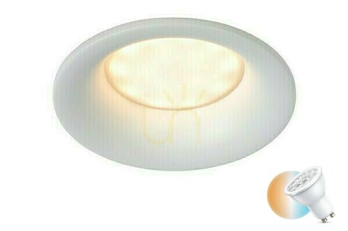 Prüfen Deckenleuchte Lucide ZIVA weiß Aluminium IP44 GU10 09923/01/31