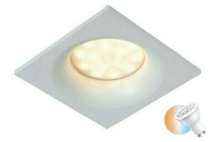 Deckenöse Lucide ZIVA weiß Aluminium IP44 GU10 LED dimmbar 09924/01/31 small 0
