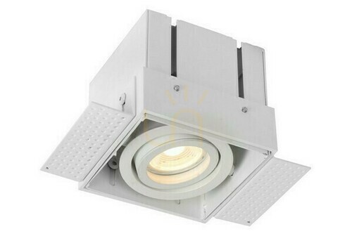Prüfen Deckenösen Lucide TRIMLESS weiß Aluminium GU10 09925/01/31
