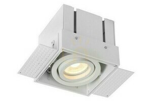 Rahmenloser Einbaustrahler Lucide TRIMLESS, weiß, GU10 09925/01/31 small 0