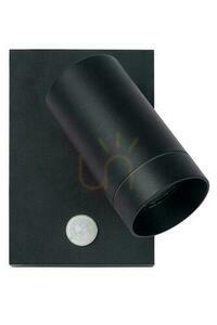 Außenwandleuchte mit Bewegungssensor Lucide TAYLOR 09831/01/30 Schwarz Aluminium GU10 IP54 small 1