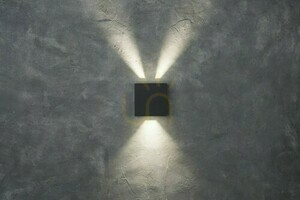 Lutec GEMINI BEAMS Außenwandleuchte LED 7,5 W dunkelgrau 11 × 11 cm 5104005118 small 3