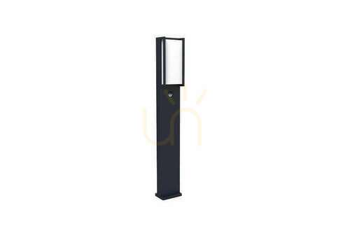 Prüfen Wegeleuchte Lutec QUBO anthrazit LED 16W 75 cm mit Bewegungsmelder 7193004118