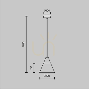 BICONES Pendelleuchte P359-PL-01-W Maytoni small 6