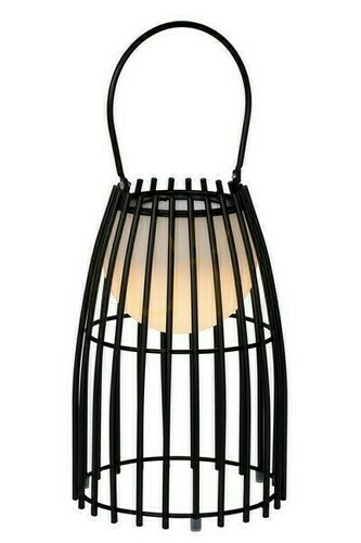 Prüfen Außenstehleuchte Lucide FJARA schwarz Metall LED 06801/01/30