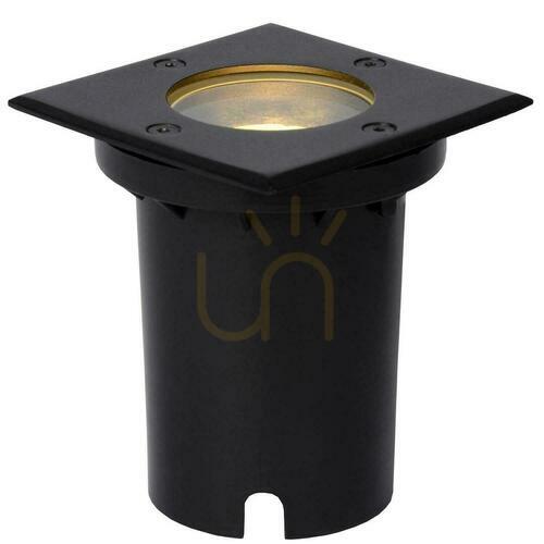 Prüfen Bodeneinbauleuchte Lucide BILTIN 11800/01/30 Schwarz GU10 IP67 Aluminium