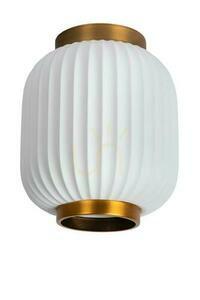 Plafond Lucide GOSSE 13135/01/31 Weiß Gold Porzellan Japandi E27 small 1