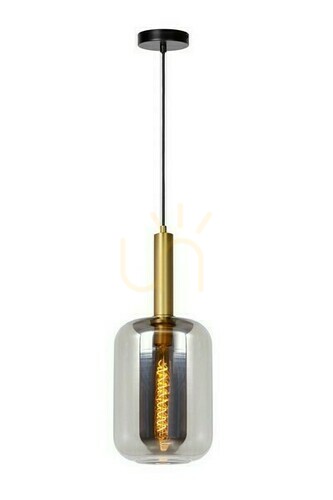 Prüfen Pendelleuchte Lucide JOANET Gold Glas E27 45494/01/65