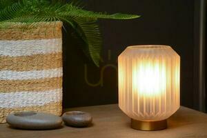 Tischleuchte Lucide SUENO Gold Glas E14 45595/01/31 small 2