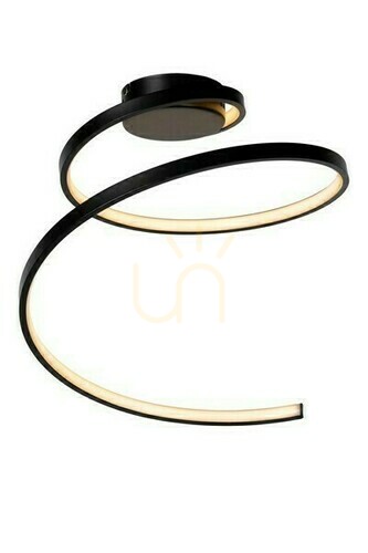 Prüfen Plafond Lucide MAXENCE schwarz LED 24W 46 cm 46199/25/30
