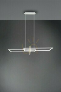 Trio SALINAS LED-Pendelleuchte 320310331, Weiß matt, 110 cm, 4000 K small 1