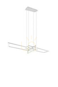 Trio SALINAS LED-Pendelleuchte 320310331, Weiß matt, 110 cm, 4000 K small 0
