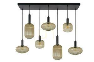 Pendelleuchte Lucide MALOTO Gold 7-flammig E27 45386/07/62 small 1