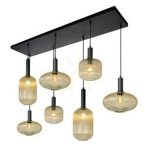 Pendelleuchte Lucide MALOTO Gold 7-flammig E27 45386/07/62 small 6