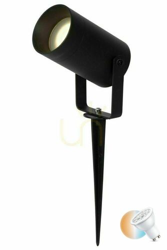 Prüfen Außenstrahler Lucide TAYLOR schwarz Aluminium GU10 IP65 09832/01/30