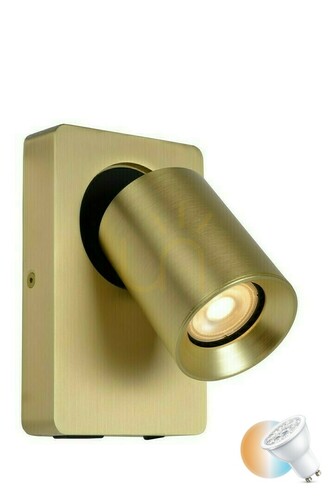 Prüfen Wandleuchte Lucide NIGEL Gold Aluminium GU10 09929/06/02