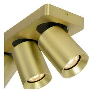 Plafond Lucide Nigel 3-Licht Gold Aluminium GU10 dimmbar 09929/15/02 small 4