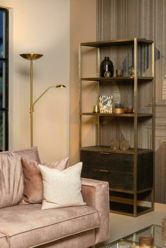Prüfen Stehleuchte Lucide ZENITH Gold LED dimmbar 19791/24/02