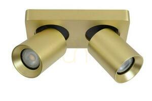 Plafon Lucide Nigel Gold LED dimmbar GU10 2-flammig 09929/10/02 small 1