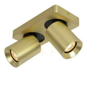 Plafon Lucide Nigel Gold LED dimmbar GU10 2-flammig 09929/10/02 small 3