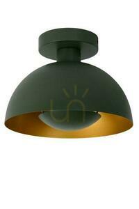 Plafond Lucide SIEMON grün Stahl 25 cm E27 45196/01/33 small 1