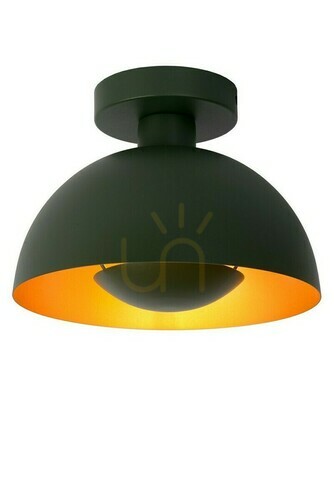 Prüfen Plafond Lucide SIEMON grün Stahl 25 cm E27 45196/01/33