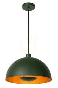 Pendelleuchte Lucide SIEMON grün Stahl 40 cm E27 45496/01/33 small 0