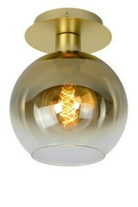 Plafond Lucide Marius Gold Metall Glas E27 20 cm 74114/01/02 small 0