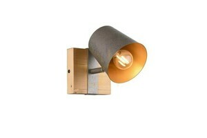 Verstellbare Wandleuchte Trio BELL 801900167, Nickel antik, Holz, E14 small 0