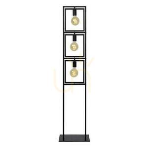 Stehleuchte Lucide LUUK 3-flammig schwarz Metall Vintage 00726/03/30 small 3