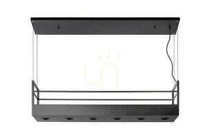 Pendelleuchte Lucide MIRAVELLE schwarz 6-flammig LED GU10 21427/06/30 small 1
