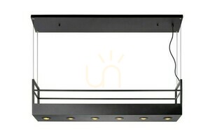 Pendelleuchte Lucide MIRAVELLE schwarz 6-flammig LED GU10 21427/06/30 small 0