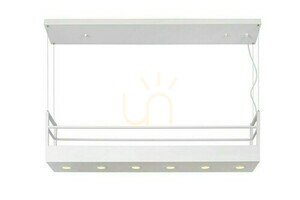 Pendelleuchte Lucide MIRAVELLE Weiß Metall 6-flammig GU10 21427/06/31 small 0