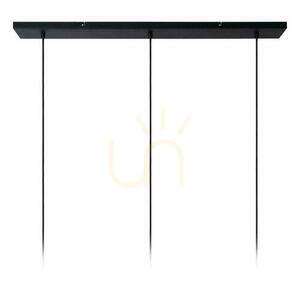 Pendelleuchte Lucide MAGIUS 3-flammig Holz Rattan schwarz Japandi 03429/03/30 small 2