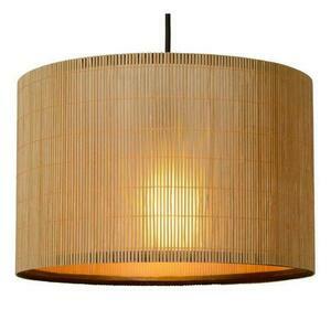 Pendelleuchte Lucide MAGIUS 3-flammig Holz Rattan schwarz Japandi 03429/03/30 small 4