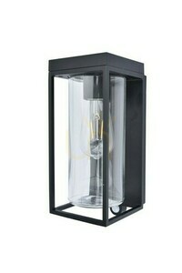 Außenwandleuchte Lutec FLAIR schwarz Aluminium Glas 6988804012 small 0