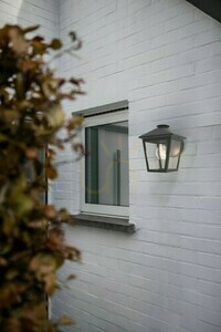 Außenwandleuchte Lutec ZAGO schwarz Aluminium Glas 1-flammig 5294502012 small 3
