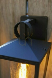 Außenwandleuchte Lutec WEST schwarz Aluminium/Glas 28,8 cm 5207901012 small 3