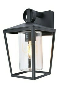 Außenwandleuchte Lutec WEST schwarz Aluminium/Glas 28,8 cm 5207901012 small 0