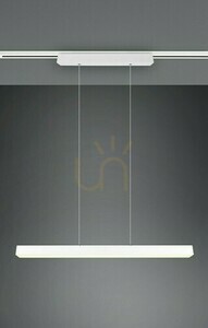 Trio DUOline PAROS 73043131 LED-Pendelleuchte für Schienen, weiß matt, 29 W, 90 cm small 2