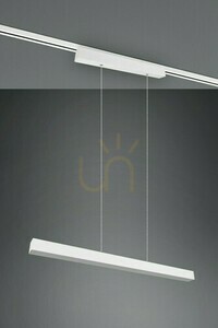 Trio DUOline PAROS 73043131 LED-Pendelleuchte für Schienen, weiß matt, 29 W, 90 cm small 5