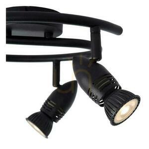 Strahler Lucide CARO 3-flammig schwarz Metall GU10 LED dimmbar 13955/03/30 small 3