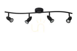 Lucide CARO 4-flammiger LED-Strahler schwarz GU10 Metall modern 13955/04/30 small 1