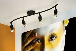 Lucide CARO 4-flammiger LED-Strahler schwarz GU10 Metall modern 13955/04/30 small 2