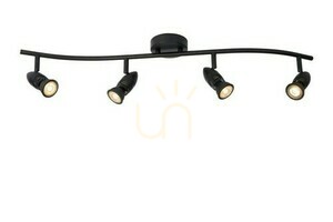 Lucide CARO 4-flammiger LED-Strahler schwarz GU10 Metall modern 13955/04/30 small 6