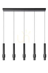 Pendelleuchte Lucide Margary schwarz 5-flammig LED 24402/30/30 small 1