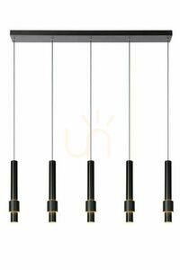 Pendelleuchte Lucide Margary schwarz 5-flammig LED 24402/30/30 small 0