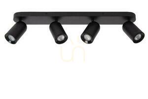 Strahler Lucide PUNCH 4-flammig schwarz GU10 LED dimmbar 13958/04/30 small 1