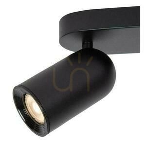 Strahler Lucide PUNCH 4-flammig schwarz GU10 LED dimmbar 13958/04/30 small 2